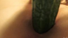 I Was Drunk :). Enormous Cumshot!!! Then I Play With A Cucumber :)